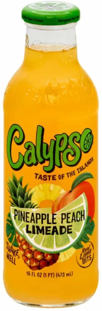 Calypso Pineapple Peach Limeade Bottle (16 fl oz)