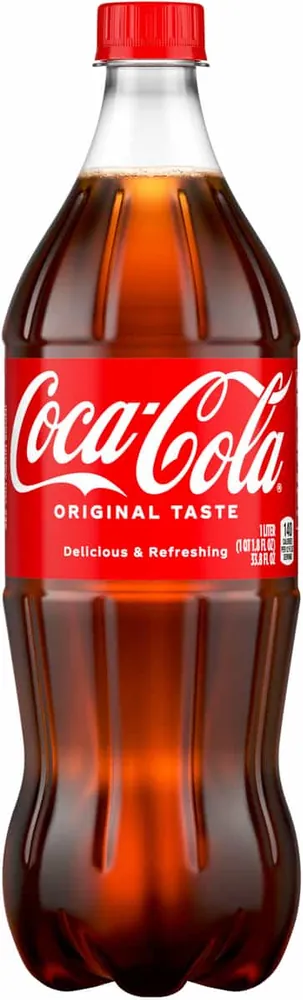 Coke Original Soda Bottle (1 L)