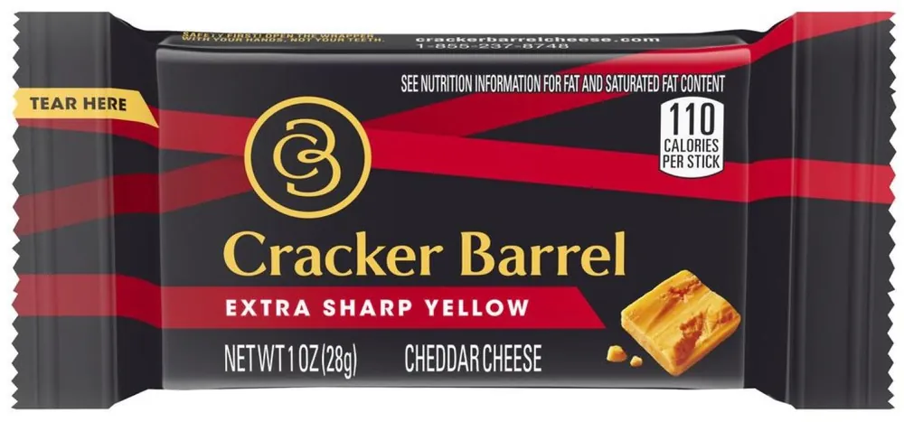 Cracker Barrel Extra Sharp Cheddar Cheese (1 oz)