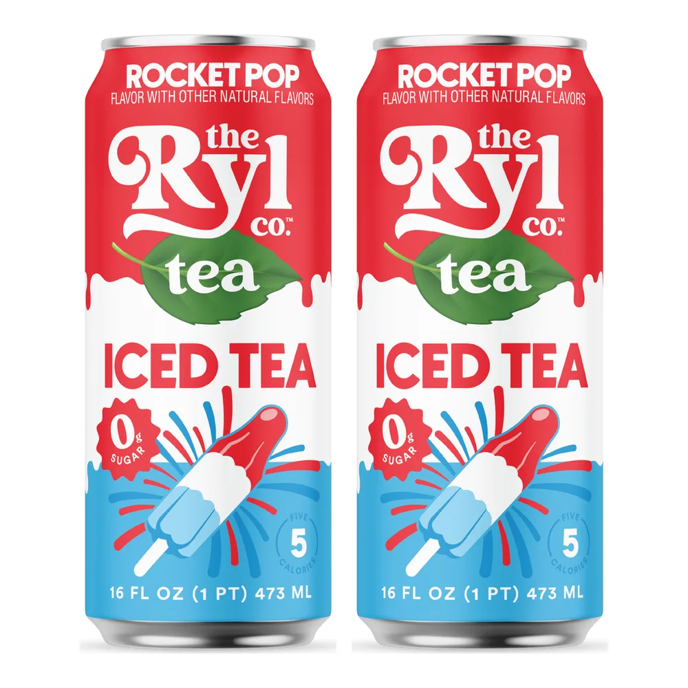 The Ryl Co. Rocket Pop Iced Tea Cans (16 fl oz x 2)