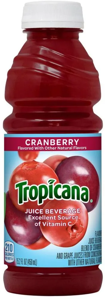 Tropicana Cranberry Flavored Juice Blend Bottle (15.2 fl oz)