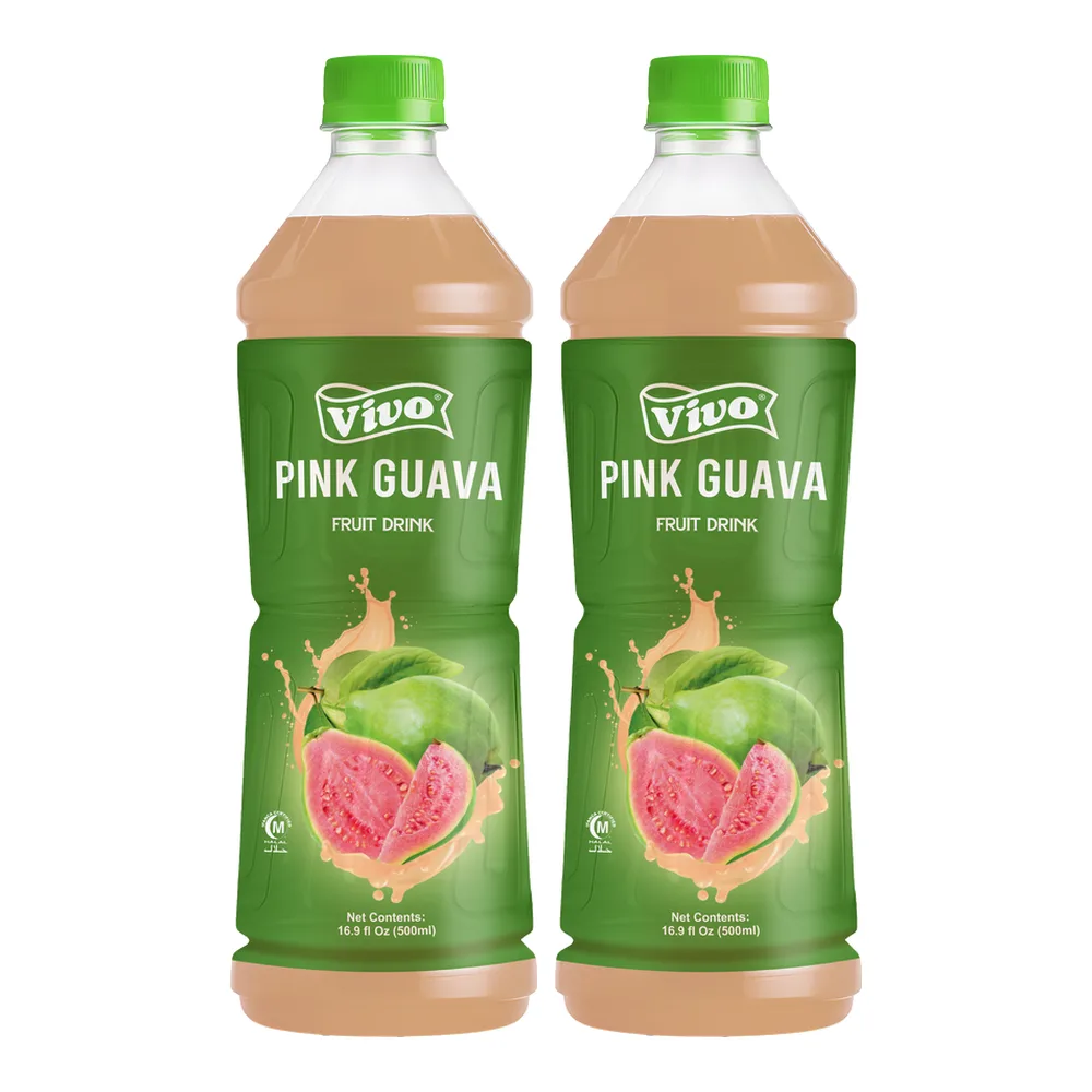 Vivo Guava Fruit Drink Bottles (16.9 fl oz x 2)